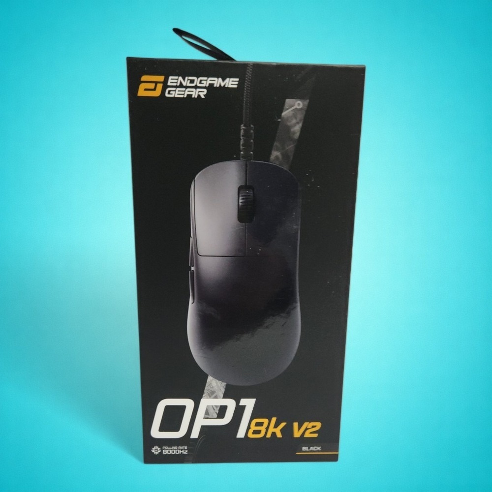 New Endgame Gear OP1 8K V2 Wired Esports Gaming Mouse Claw-Grip 30k DPI Black